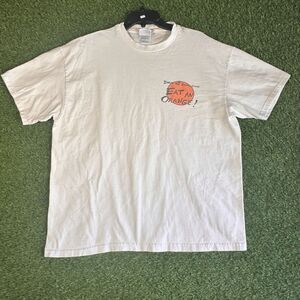 Hanes Beefy-T Men’s XL White T-Shirt‎ Heavyweight Cotton Tee
